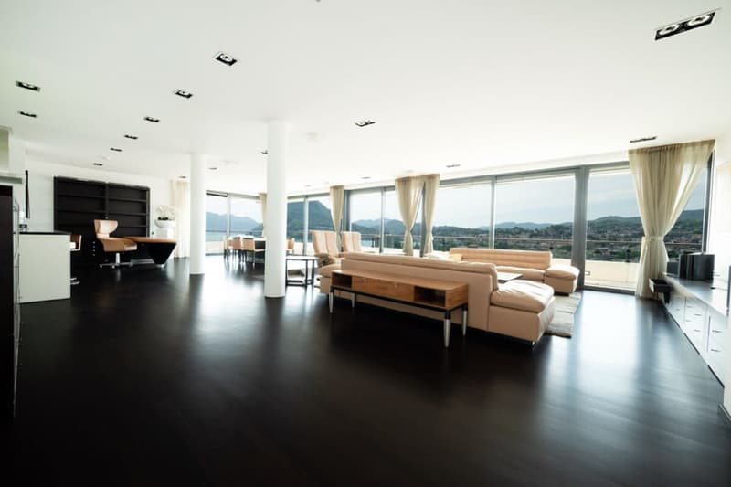 Lussuoso attico a Castagnola con grande terrazza e vista lago (9)