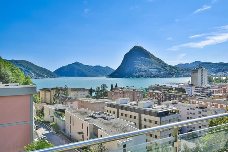 Lussuoso attico a Castagnola con grande terrazza e vista lago (4)
