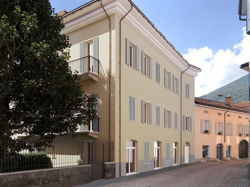 Nuovo attico nel cuore di Bellinzona con terrazza panoramica (10)