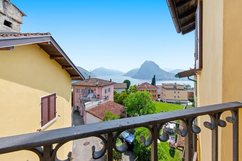 Charmantes, vollständig renoviertes Dorfhaus in Lugano-Ruvigliana (8)