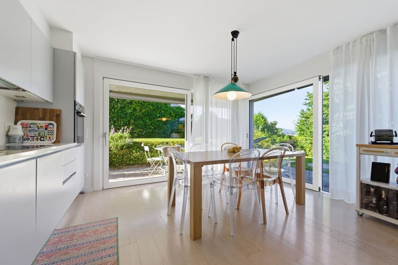 Modern and welcoming with a spacious private garden. (3)