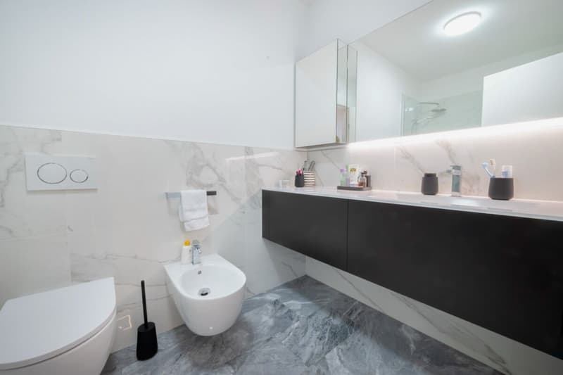 Elegante maisonnette avec double jardin à Montagnola (13)