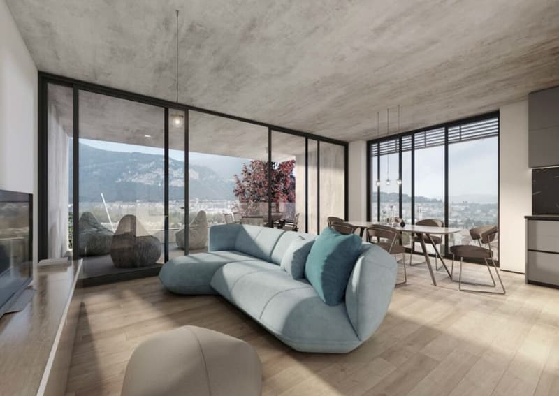 Exclusive New Penthouse Apartment with Panoramic Views in Rancate (4)