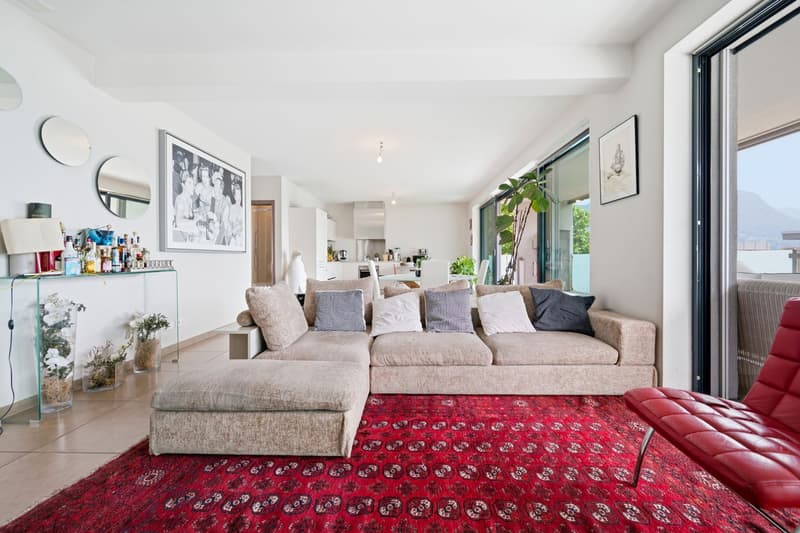 Penthouse mit großzügiger Terrasse, nur wenige Schritte vom Zentrum von Lugano entfernt. (4)