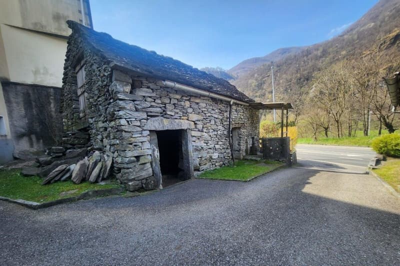 Historic multi-family house with rustic building in the heart of Avegno (4)