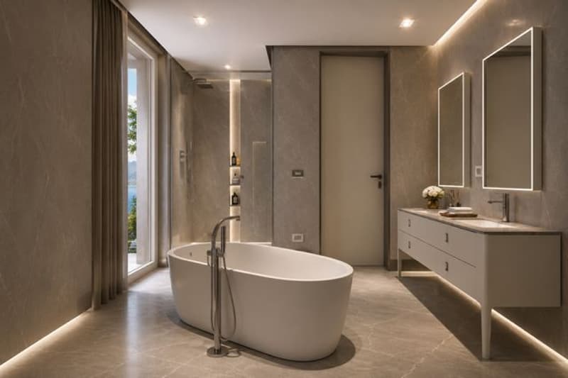 Eleganza contemporanea a pochi passi dal lago – Esclusivo appartamento di 6 locali a Melide (6)
