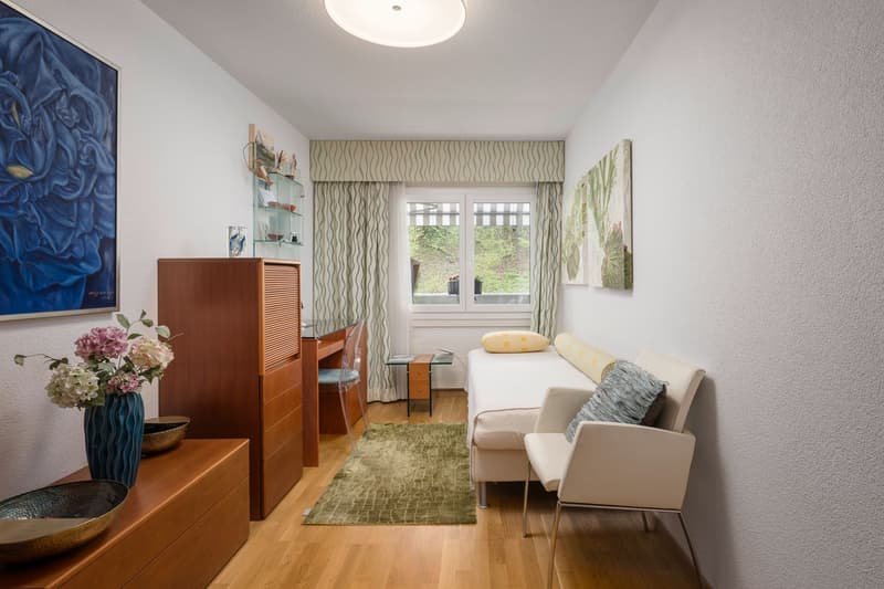 Stilvolle Wohnung mit Blick ins Grüne (7)