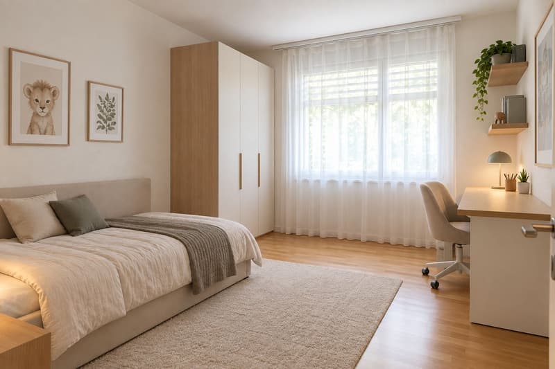 Grosszügige 4.5-Zimmerwohnung mit sonnigem Balkon in Bäretswil (6)