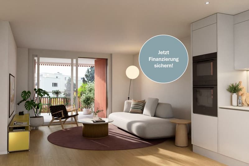 Moderne 3.5-Zimmerwohnung mit grosszügigem Wohnbereich (1)