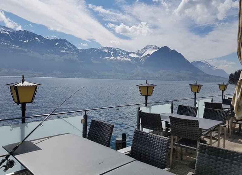 Möbliertes 1-Zimmer-Apartment mit Balkon und See-/Bergblick in Gersau (11)