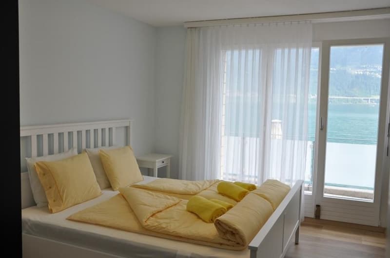 Möbliertes 1-Zimmer-Apartment mit Balkon und See-/Bergblick in Gersau (3)