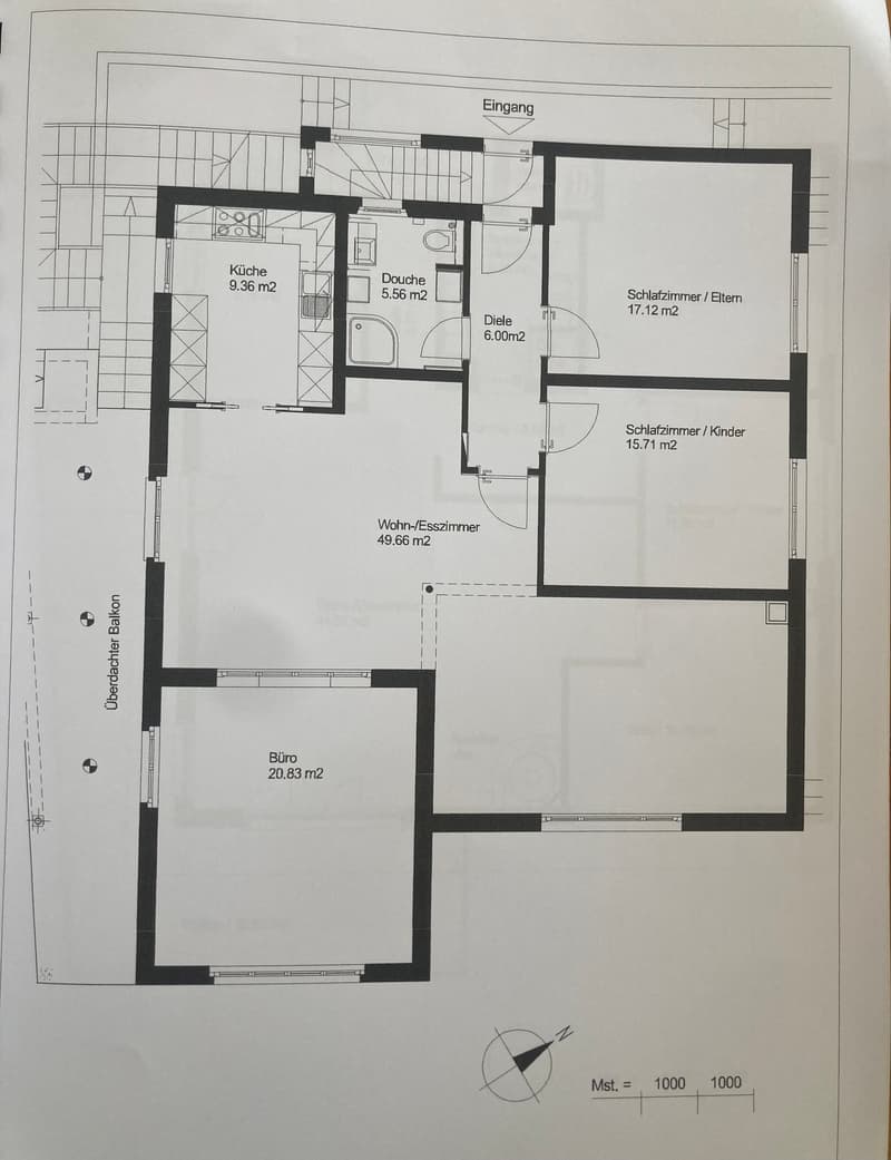 Mehrfamilienhaus (mit 3 Wohnungen, Pool und Garten) im malerischen Carona / Tessin (11)