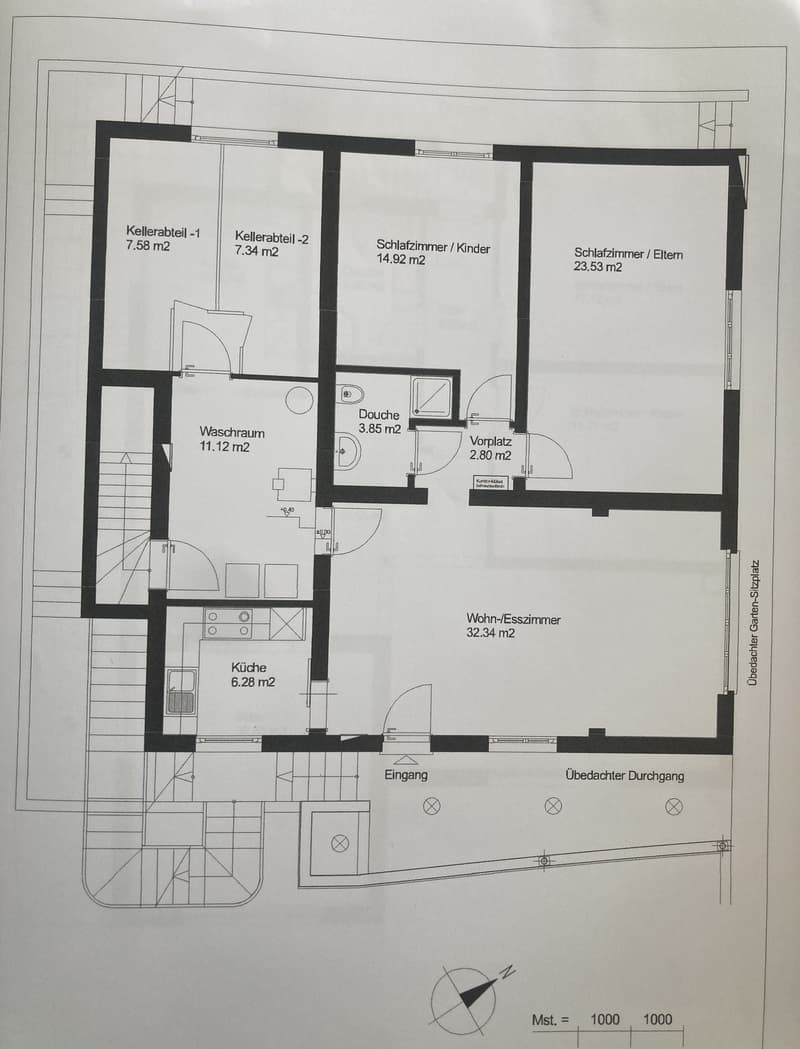 Mehrfamilienhaus (mit 3 Wohnungen, Pool und Garten) im malerischen Carona / Tessin (10)