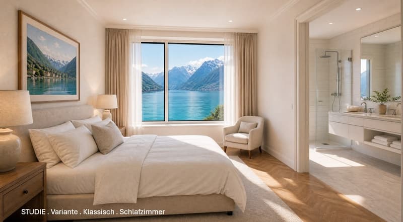 Seewohnung in Gersau – ca. 200 m² auf 2 Etagen, Maisonette-Potenzial, Seezugang (6)