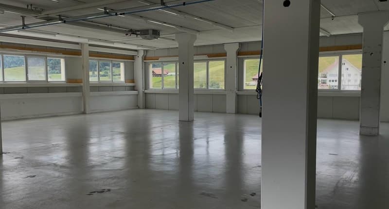 Gewerbe/Lager/Produktionsfläche (ca. 1000 m2) in Einsiedeln (Kanton Schwyz) zu vermieten (1)