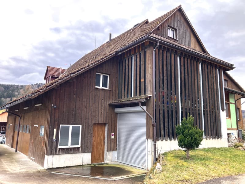 Baubewilligtes 2-Wohnungs-Projekt mit grosser Halle und 2'705 m Gebäudevolumen (2)