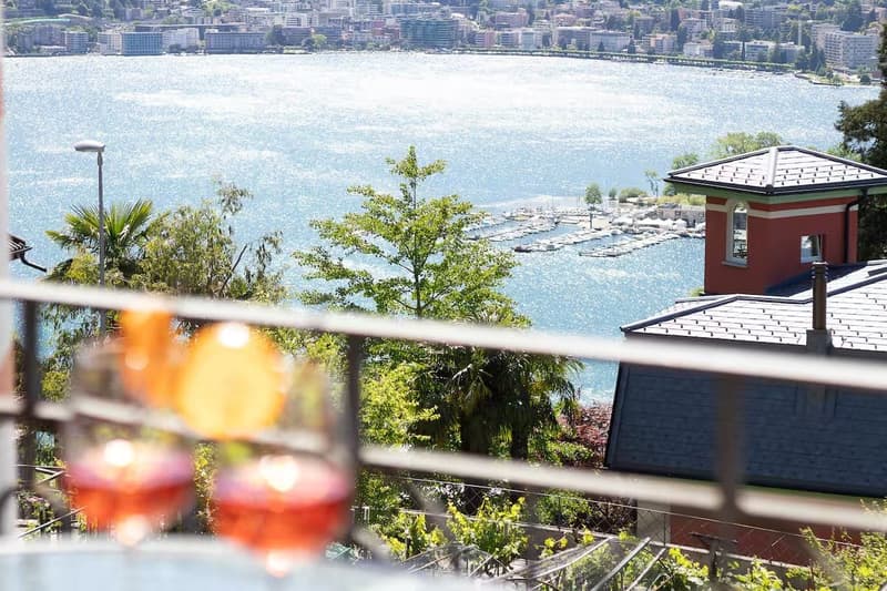 Der Luganersee zu Ihren Füssen - stilvolle 2.5-Zimmer-Wohnung in Ruvigliana (3)
