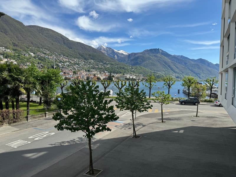 Moderno appartamento arredato con vista lago a Locarno (9)