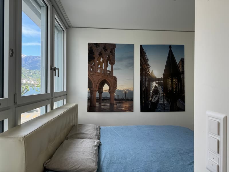 Moderno appartamento arredato con vista lago a Locarno (4)