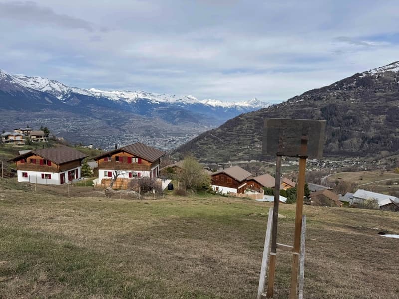 Très jolie parcelle de 1163 m2 en zone résidentielle à Sornard, Nendaz (3)
