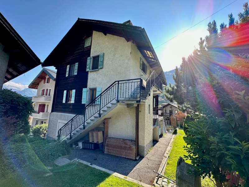 Une demi-maison villageoise 5,5 pces avec beaucoup de charme à Nendaz (7)