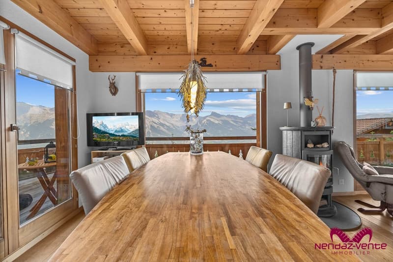 Magnifique chalet 5,5 pièces vue imprenable vente aux étrangers (4)