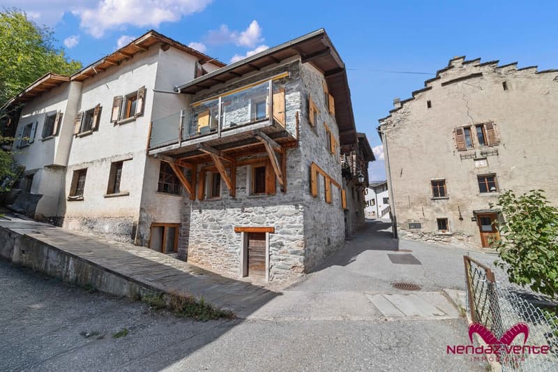Maison mitoyenne villageoise authentique, à Basse-Nendaz, 3pces (11)