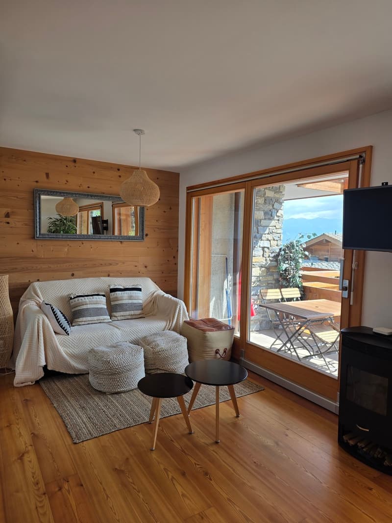 À louer, Appartement meublé, 1997 Haute-Nendaz, Réf Location app 3pces demi Whymper (3)
