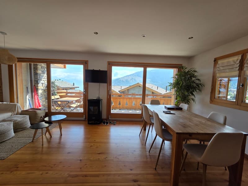 À louer, Appartement meublé, 1997 Haute-Nendaz, Réf Location app 3pces demi Whymper (5)