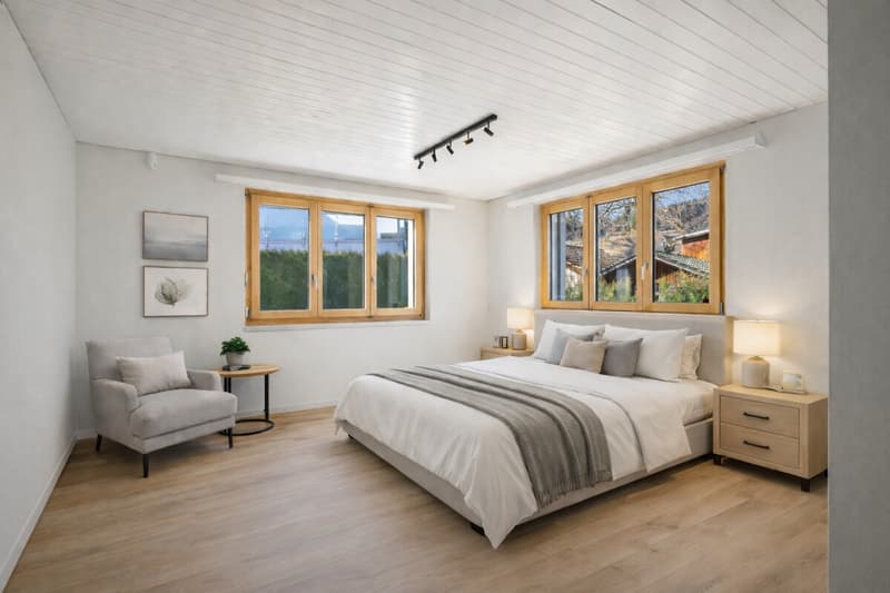 Gästezimmer EG / Virtuelles Staging
