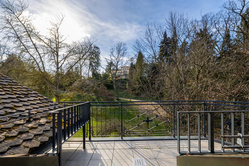 Ausblick zum Museum Rietberg
