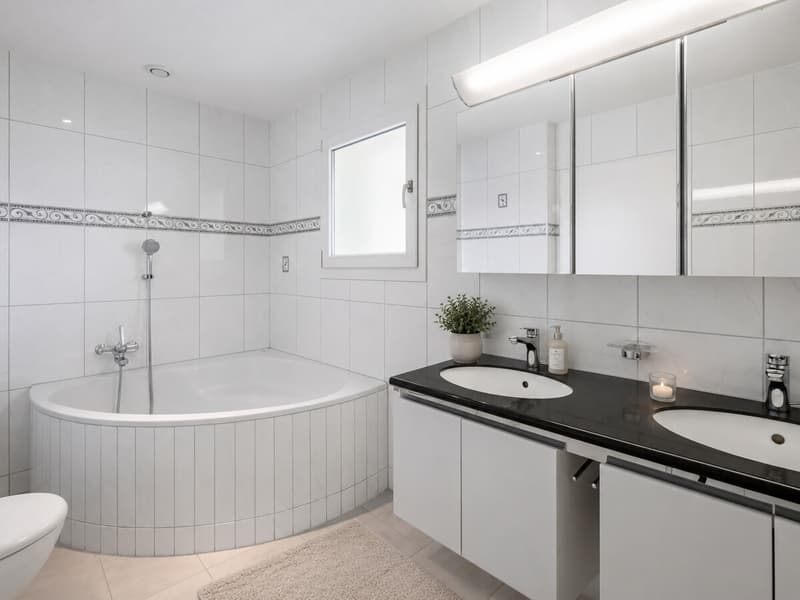 Zeitgemässes Badezimmer