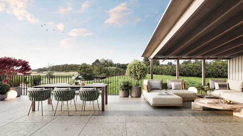 Visualisierung Terrasse