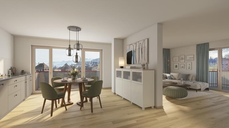 Wohnen am See - Helle 3.5 Zimmerwohnung in Wädenswil (3)