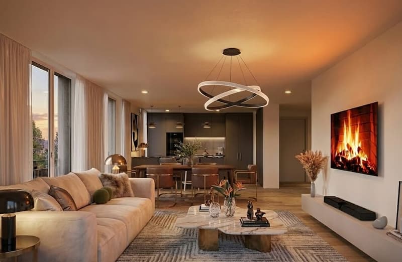Moderne 3.5-Zimmer Wohnung in Böttstein kaufen (1)