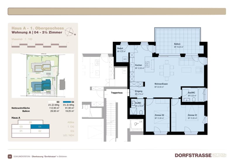 Moderne 3.5-Zimmer Wohnung in Böttstein kaufen (8)