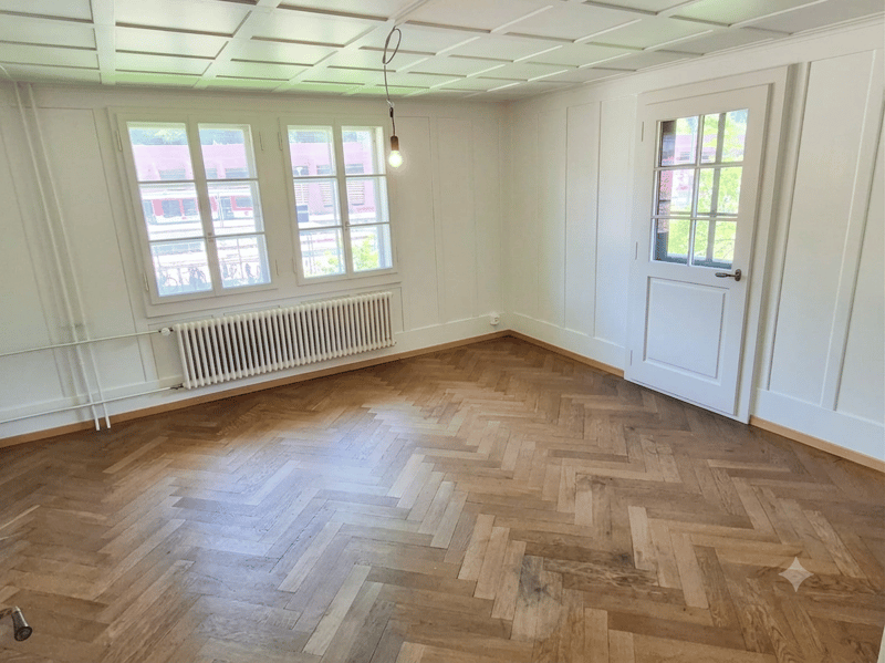 Charmante 3.5-Zimmer-Altbauwohnung mit Bergblick in Giswil (2)