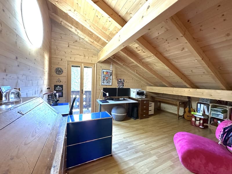 Chalet de caractère 6.5 pièces à Champéry – Vue panoramique sur les montagnes (11)