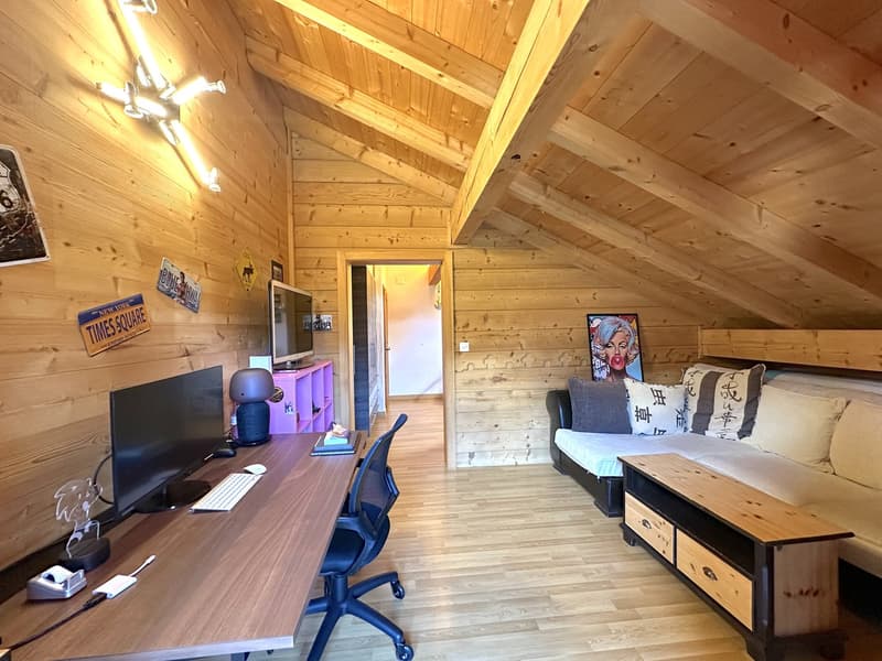Chalet de caractère 6.5 pièces à Champéry – Vue panoramique sur les montagnes (13)