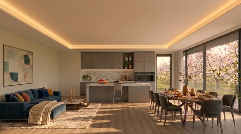 Letze 3.5-Zimmer-Gartenwohnung mit unverbaubarem Blick ins Grüne (6)
