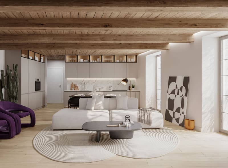 Residenza Contrada Cappuccini - Appartamento di 4.5 al primo piano nel cuore di Locarno (residenza secondaria) (1)