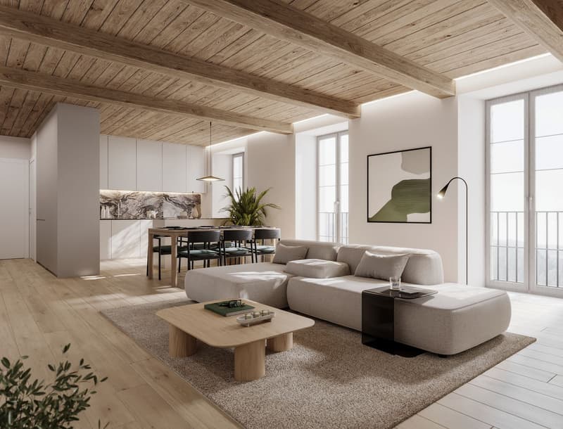Residenza Contrada Cappuccini - Appartamento di 4.5 al primo piano nel cuore di Locarno (residenza secondaria) (4)