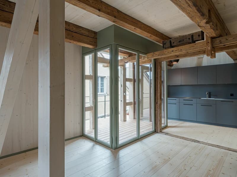 3½ Zimmer-Maisonette mit Loggia (5)