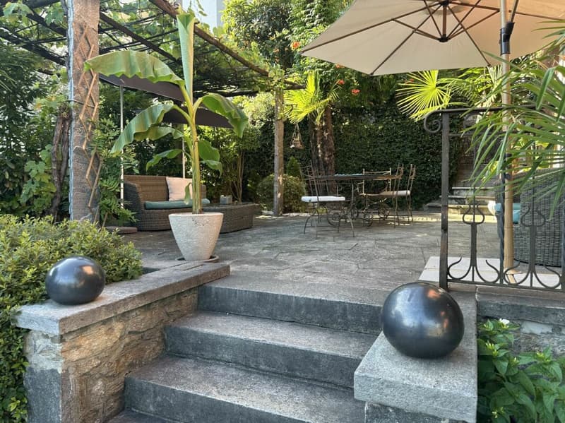 Garten-Wohnung mit Cheminée & Pergola (1)
