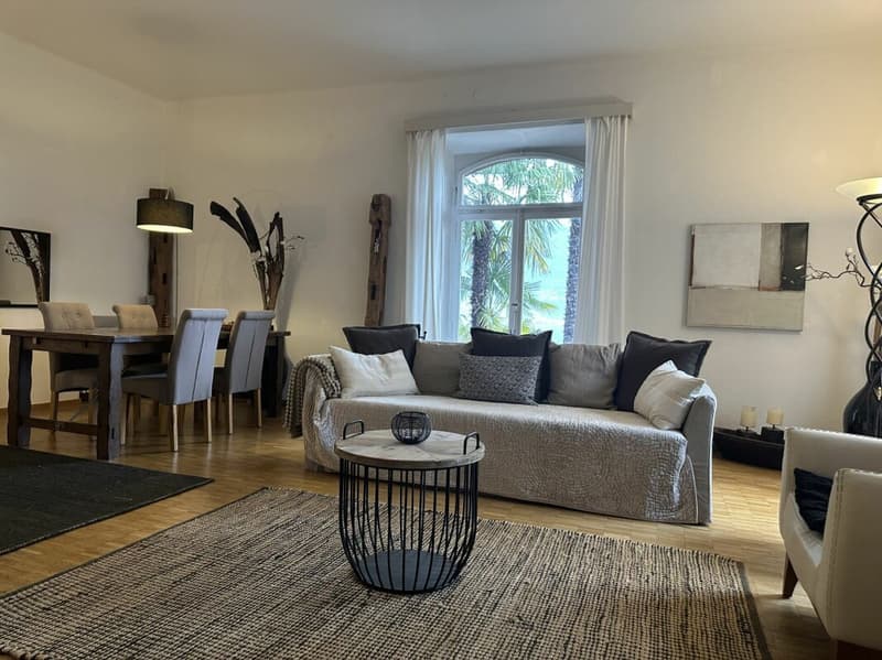 Garten-Wohnung mit Cheminée & Pergola (3)