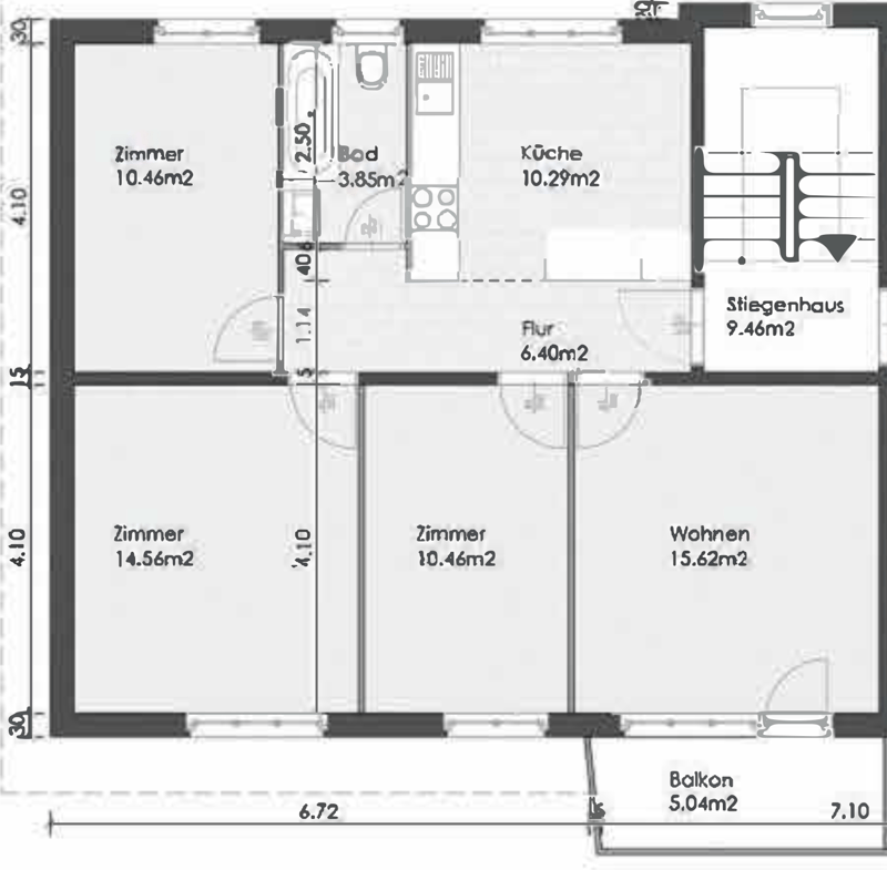Sanierte 4.5-Zimmerwohnung in ruhiger Lage von Balsthal (12)