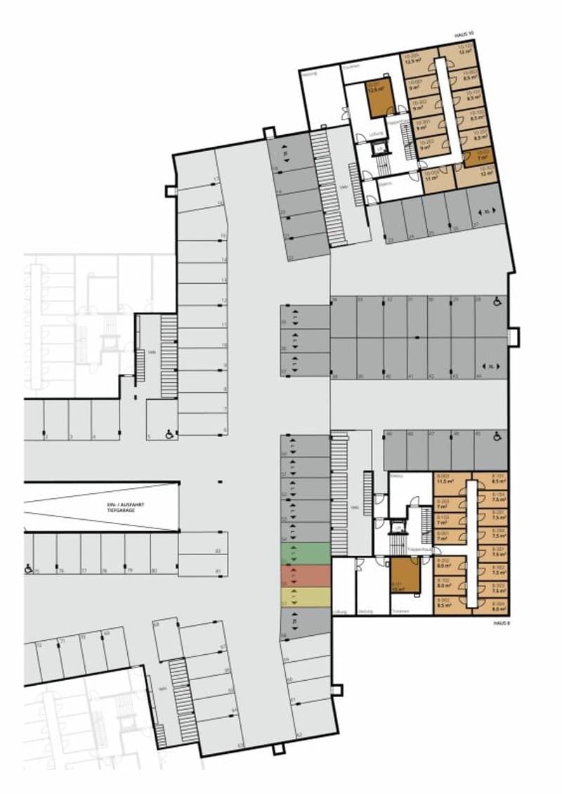 Tiefgaragenplätze mit Vorbereitung für Wallbox (1)