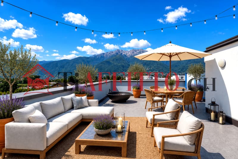 DUPLEX DI 4.5 LOCALI CON TERRAZZA PANORAMICA SUL TETTO (1)