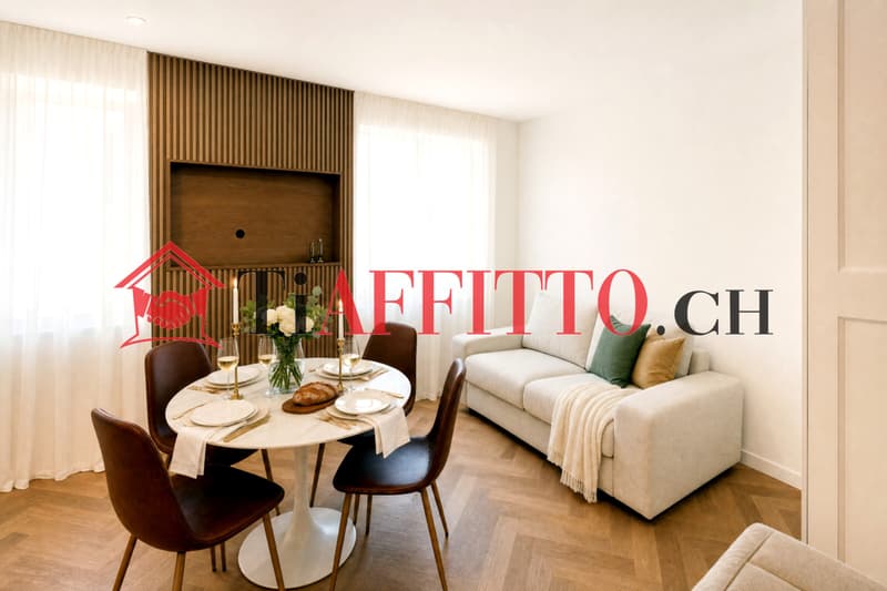 LUSSUOSO LOFT ARREDATO NEL CUORE DI LUGANO (2)