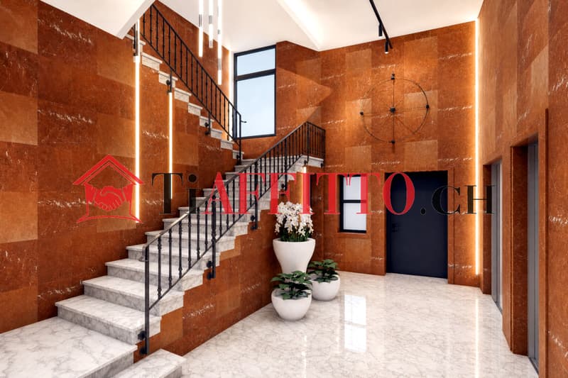 LUSSUOSO LOFT ARREDATO NEL CUORE DI LUGANO (11)